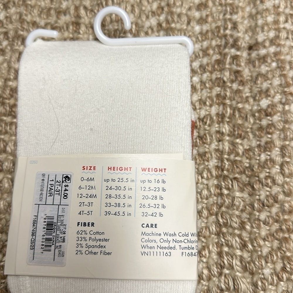 Cat & Jack fashion tights 2t _3t new - Picture 3 of 4